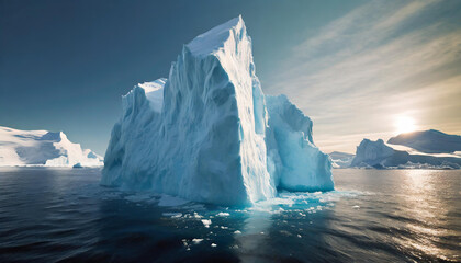 iceberg ghiaccio  - obrazy, fototapety, plakaty