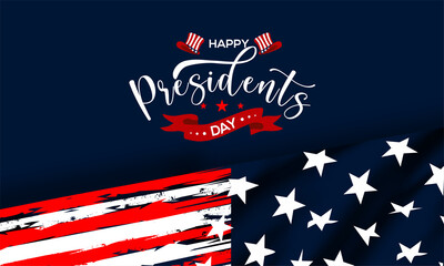 President's Day Background Design. Banner, Poster, Greeting Card. Vector Illustration.	
