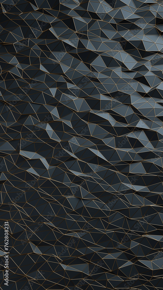 Aufkleber black and gold 3d abstract vertical background. abstract background for presentation template. param