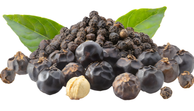 pepper isolated on white transparent background with clipping path, for printing and web page, banner design, sticker, png transparent.