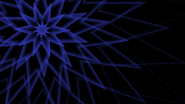 hypnotic background star blie concentric