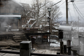 Thermal spring in town