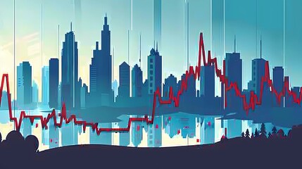 Obraz premium currency exchange chart background image of an exchange trading chart