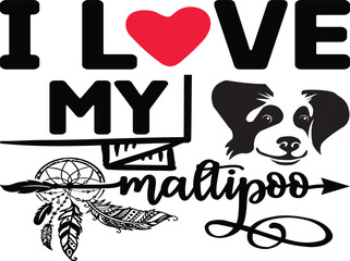 dog svg Art & Illustration, dog lovers tshirt design vector illustration