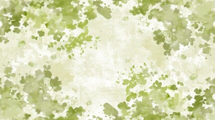 a green and white background with a lot of small leaves on the left side of the image and a white background with a lot of small leaves on the right side of the other side.