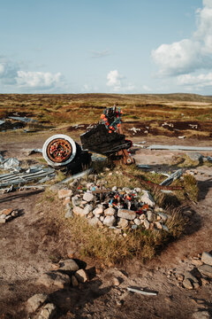 B29 OVEREXPOSED Crash Site, 2023, Peak District National Park, summertime