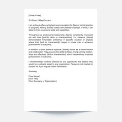 recommendation letter template,recommendation letter,reference template,reference letter template,resume letter,cover letter for resume,letter of recommendation for employee,