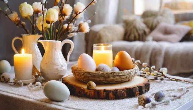 Generated image of hygge easter