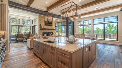 Fototapeta premium Luxury kitchen