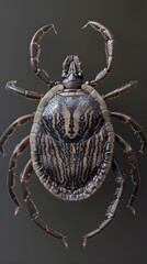 Ixodid: A Highly Detailed Macro View of a Hard Tick