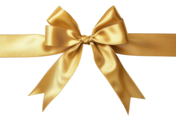 gold ribbon bow