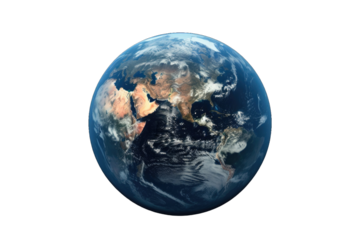 earth globe isolated 