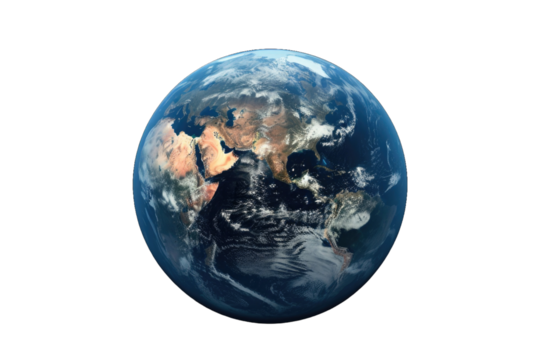 earth globe isolated 