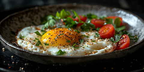 pan fried rice with vegetables, egg friy