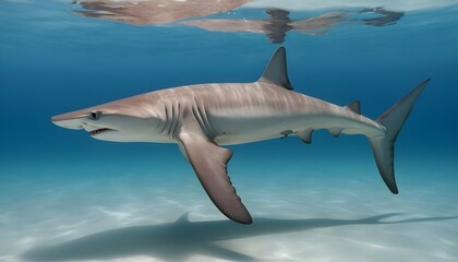 A Hammerhead Shark Hunting In Shallow Waters Upscaled 7