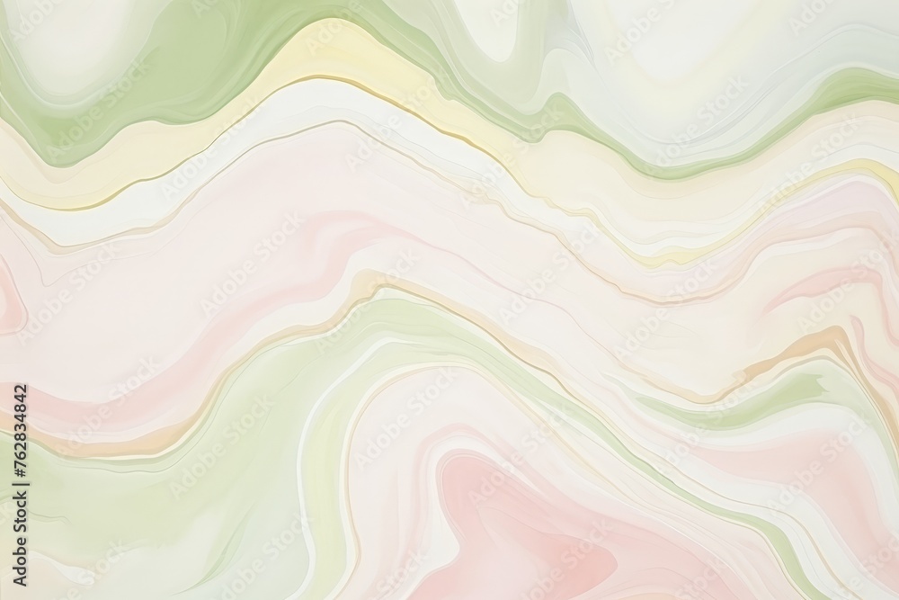 Aufkleber soft swirls of pastel colors blend seamlessly, creating a tranquil and harmonious composition that e