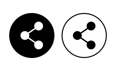 Share icon set. Sharing vector icon