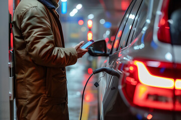 Electric car charging 
