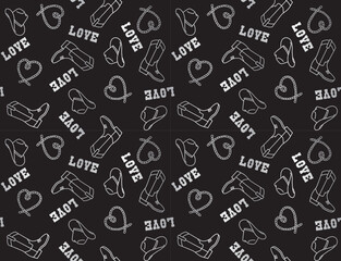 B&C COWGIRL PRINT.eps