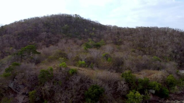 Archipelago island in Bajo view from drone