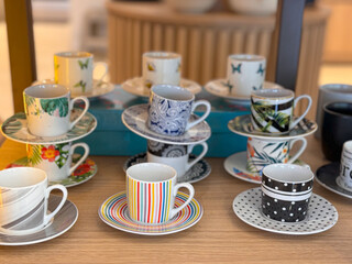 ceramic warehouse display in shop