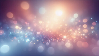 A soft light pastel bokeh effect blurred background