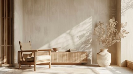 Minimalist and modern interior background of the minimalist Scandinavian style living room in high resolution and high quality. living room concept,3d