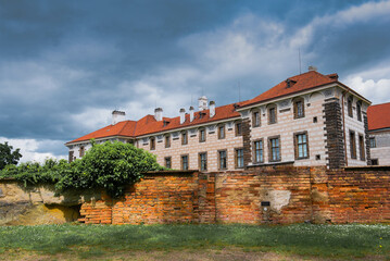 Naklejka premium The Castle Nelahozeves near Prague in Czech Republic