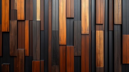  Modern acoustic panel vertical wood pattern