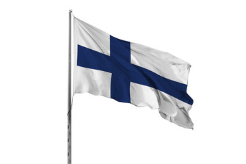 Waving Finland flag