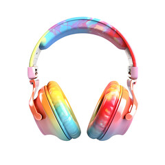 headphone isolated photography with a transparent background