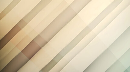 Obraz premium Abstract geometric background of white and beige diagonal stripes with gradient. Soft light effect. Minimalist backdrop design for modern poster, banner, wallpaper, or interior decor