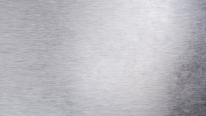Sleek Silver Brushed Metal Texture