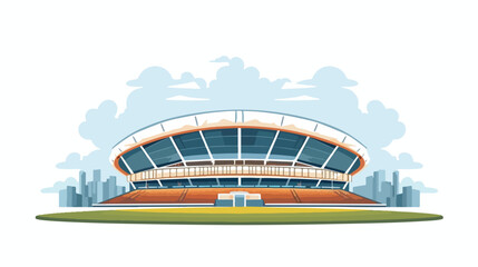 Stadium icon or logo isolated sign symbol vector 