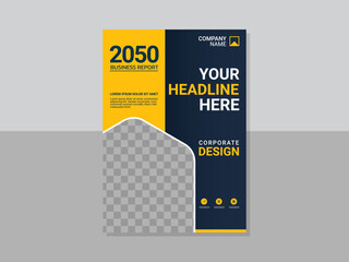 Creative corporate book cover design