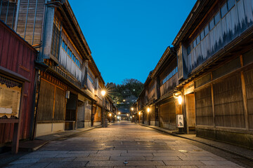 Naklejka na ściany i meble 日本の古い街並み