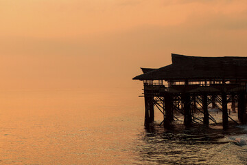 sunset at the beach