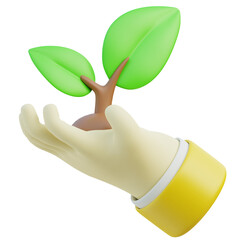 Reforestation 3D icon