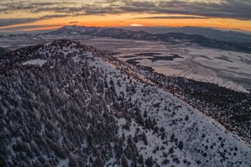 Aerial View of Desert Wilderness in the State of Utah - 762869462