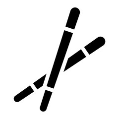 chopsticks Solid icon