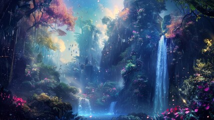 magical world landscape