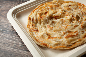 A closeup view of a parota.