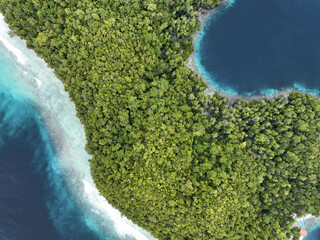 Peninsula on Bam island near Yanggelo