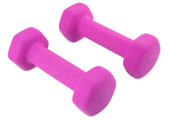 Dumbbell. Neoprene coated dumbbell for workout man and woman. Basics easy grip workout dumbbell. Heavy weight for gym, aerobics, gymnastics, fitness, sport club or store. Weight lifting. Kg or Lbs