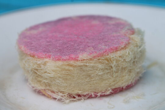 Indonesian food called rambut nenek in a plate on the table