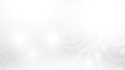 Abstract white and gray color background with halftone effect, dot pattern. Vector illustration. - obrazy, fototapety, plakaty