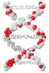 DNA structure genetic biotechnology, 3d rendering