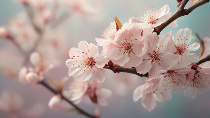 Obraz premium abstract background cherry blossom tree