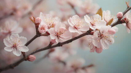 abstract background cherry blossom tree