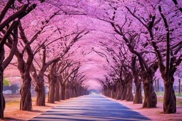 Blossom Canopy The Pink Tunnel